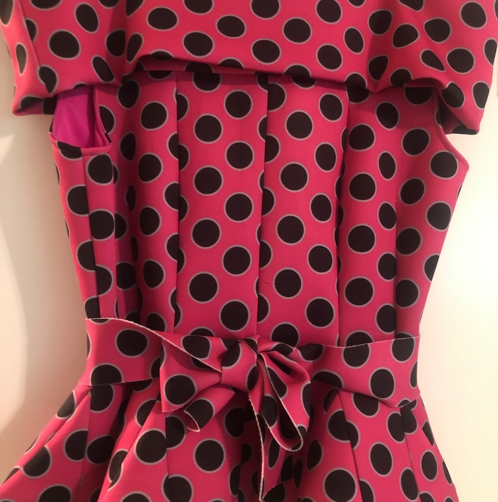 Off shoulder peplum top.